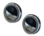 Headlamp 7" LED Black (pair) with Indicator - LHD - LL1907IND - Wipac